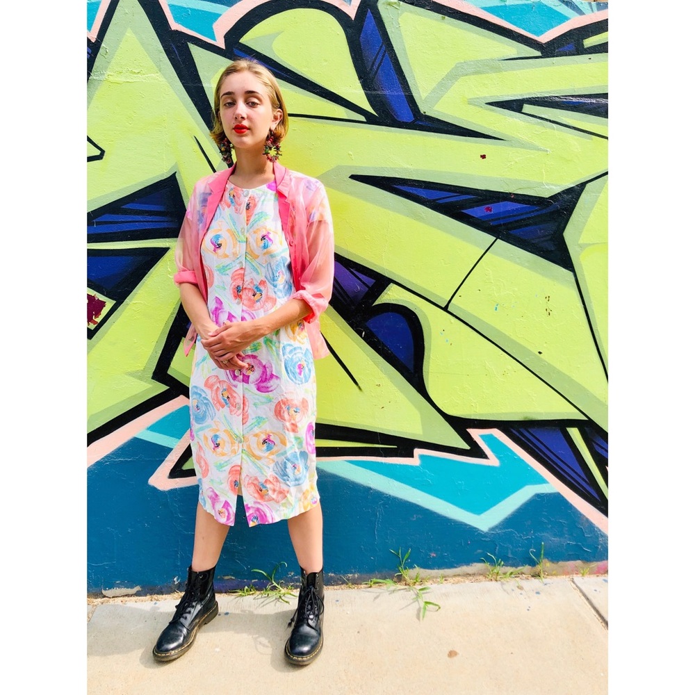 Neon floral